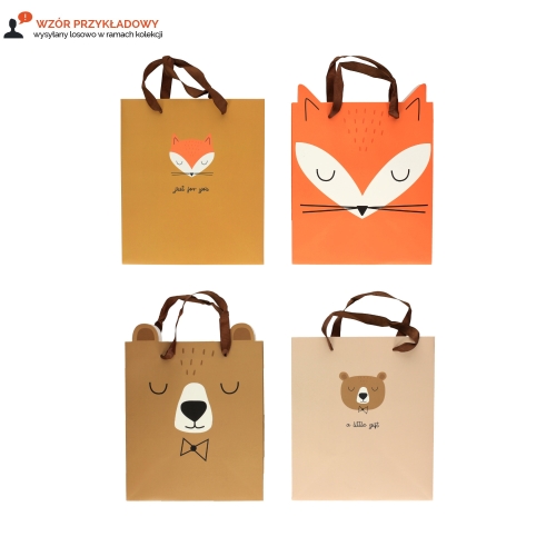 Torebka ozdobna mała 25x21.5x13.5 Interdruk