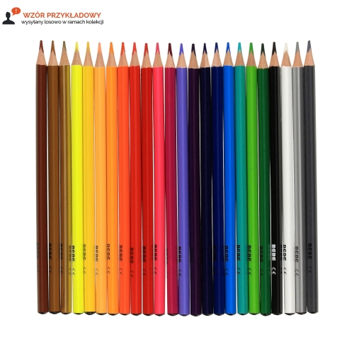 Kredki ołówkowe 24kol tuba Friends BB FSC100