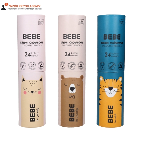 Kredki ołówkowe 24kol tuba Friends BB FSC100