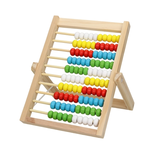 Liczydło drewniane z podstawką Kids BeBe