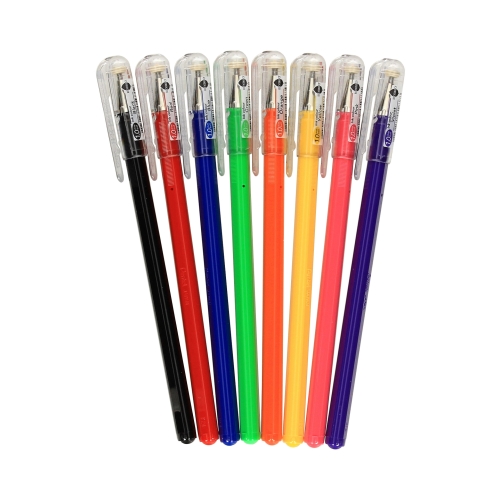 Długopis żelowy 1.00mm 8kol mix Matte Hop Pentel