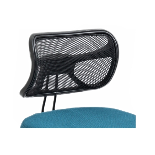 Krzesło ergonomiczne klękosiad czarny lniany + pokrowiec turkusowy OKNEEL PRO