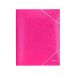 Teczka gumka A4 różowa karton Wow [1]