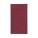 Kalendarz kieszonkowy A6 Vivella bordowy 11T [1]
