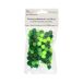 Pompon poliestrowy mix zielone 1cm (120) [1]