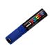 Marker plakatowy 8mm niebieski ścięty Posca PC-8K [1]