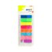 Zakładki indeksujące 12x45/25 8kol neon+linijka StickN [1]