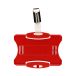 Identyfikator - etui na kartę 85x54 czerwony Durable [1]