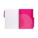 Kołozeszyt A4/200str kratka Fusion Projekt Book różowy [2]
