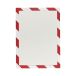 Ramka magnetyczna A4 czerwono/biała Security samoprzylepna [1]