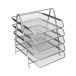 Półka na dokumenty siatka srebrna 5 szuflad 5A Net W4705 [1]