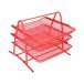 Półka na dokumenty siatka czerwona 3 szuflady 3A Net W2001 [2]