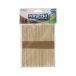 Patyczki drewniane 14cm naturalne Brewis - 50 szt. [1]