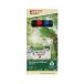 Marker permanentny 1.0-5.0mm 4kol ścięty Edding 22 EcoLine [1]