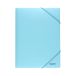 Teczka gumka A4/PP pastel niebieska Biurfol [1]