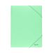 Teczka gumka A4/PP pastel zielona Biurfol [1]