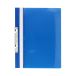 Skoroszyt sztywny/perfora A4/PP niebieski metal/zawiesz [1]