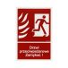 Znak Drzwi przeciwpożarowe Zamykać! kier/prawo 100x148 FN BB014 [1]