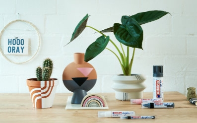 Upcykling z markerami Edding