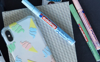 Połyskujące markery olejowe Edding