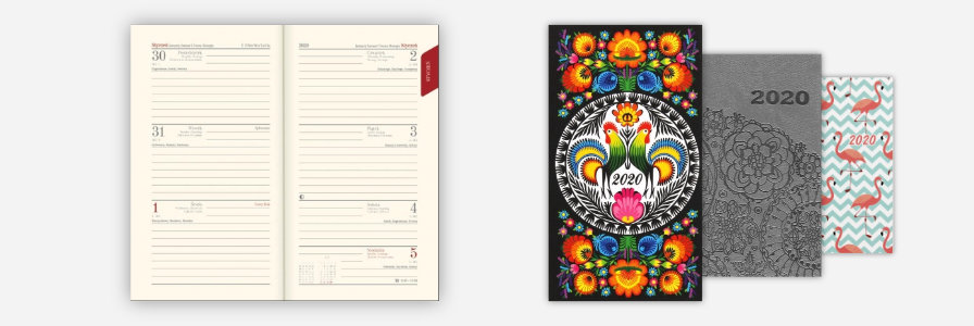 Kalendarze kieszonkowe