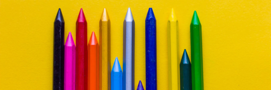 Kredki plastikowe