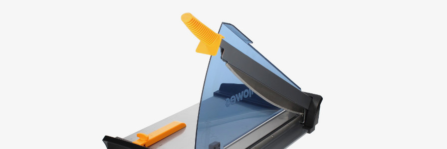 gilotyna do papieru - osłona ostrza