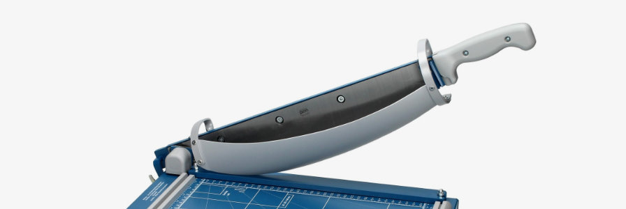 gilotyna do papieru - osłona automatyczna